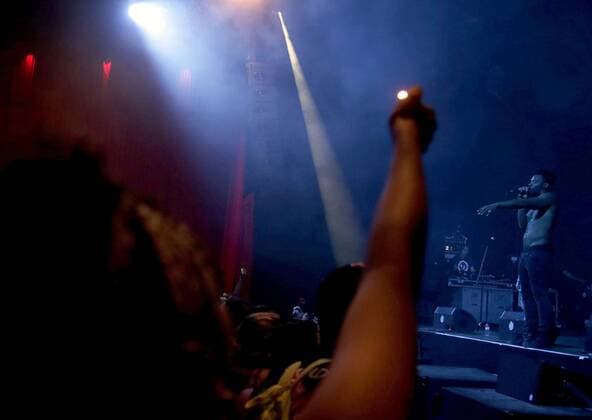 British artist Gaika performs during the last day of the Sonar music festival in Barcelona, Catalonia, Spain, 17 June 2017. Sonar music festival in Barcelona !ACHTUNG: NUR REDAKTIONELLE NUTZUNG!  Copyright: xAlbertoxEstévezx BCN001 20170617-636333257240322951