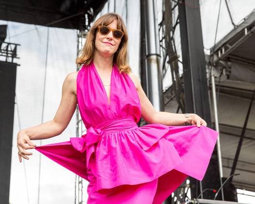 June 17, 2017 - Eau Claire, Wisconsin, U.S - FEIST (LESLIE FEIST) during Eaux Claires Music Festival in Eau Claire, Wisconsin Eau Claire U.S. - ZUMAs135 20170617_zap_s135_015 Copyright: xDanielxDeSloverx