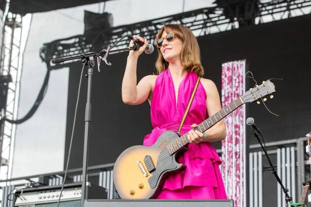 June 17, 2017 - Eau Claire, Wisconsin, U.S - FEIST (LESLIE FEIST) during Eaux Claires Music Festival in Eau Claire, Wisconsin Eau Claire U.S. - ZUMAs135 20170617_zap_s135_017 Copyright: xDanielxDeSloverx