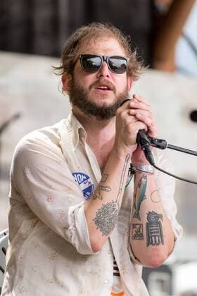 June 17, 2017 - Eau Claire, Wisconsin, U.S - JUSTIN VERNON of Big Red Machine on the Creek Stage during Eaux Claires Music Festival in Eau Claire, Wisconsin Eau Claire U.S. - ZUMAs135 20170617_zap_s135_028 Copyright: xDanielxDeSloverx