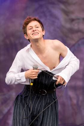 June 17, 2017 - Eau Claire, Wisconsin, U.S - PERFUME GENIUS (MIKE HADREAS) during Eaux Claires Music Festival in Eau Claire, Wisconsin Eau Claire U.S. - ZUMAs135 20170617_zap_s135_043 Copyright: xDanielxDeSloverx