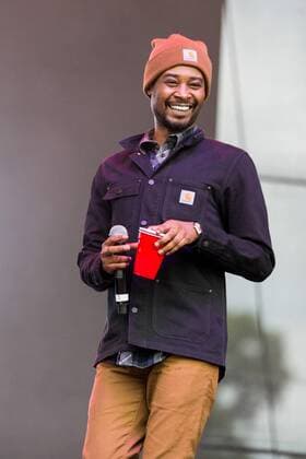 June 17, 2017 - Eau Claire, Wisconsin, U.S - Rapper DANNY BROWN (DANIEL DEWAN SEWELL) during Eaux Claires Music Festival in Eau Claire, Wisconsin Eau Claire U.S. - ZUMAs135 20170617_zap_s135_044 Copyright: xDanielxDeSloverx