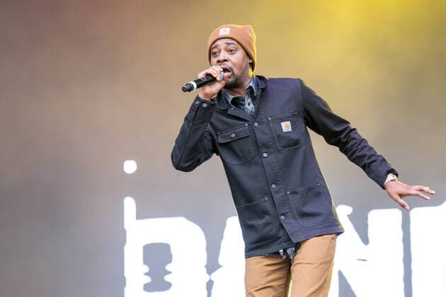 June 17, 2017 - Eau Claire, Wisconsin, U.S - Rapper DANNY BROWN (DANIEL DEWAN SEWELL) during Eaux Claires Music Festival in Eau Claire, Wisconsin Eau Claire U.S. - ZUMAs135 20170617_zap_s135_054 Copyright: xDanielxDeSloverx