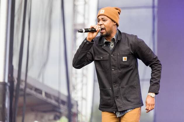June 17, 2017 - Eau Claire, Wisconsin, U.S - Rapper DANNY BROWN (DANIEL DEWAN SEWELL) during Eaux Claires Music Festival in Eau Claire, Wisconsin Eau Claire U.S. - ZUMAs135 20170617_zap_s135_057 Copyright: xDanielxDeSloverx