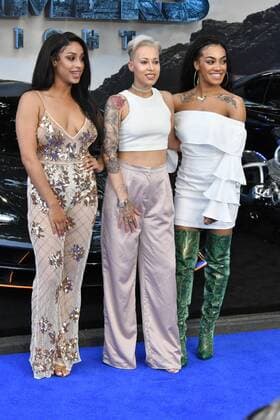 . 18 06 2017. London, United Kingdom. Stooshe attends Transformers: The Last Knight UK film premiere. Premiere for fifth instalment of the action franchise, at Cineworld Leicester Square, London.  xNilsxJorgensenx xi-Imagesx IIM-15408-0050