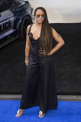 London, UK. 18 June 2017. Rapper Eve arrives for the global premiere of Transformers: The Last Knight at Leicester Square in London. Transformers: The Last Knight, Premiere, London, UK 