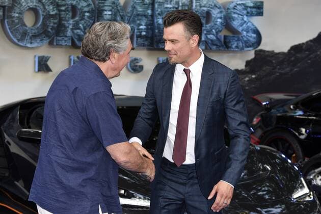 Jim Carter und Josh Duhamel bei der Weltpremiere des Kinofilms Transformers: The Last Knight im Cineworld Leicester Square. London, 18.06.2017 Jim Carter, Josh Duhamel  Foto:xS.xVasx xFuturexImage