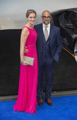 Transformers: The Last Knight - Global Film Premiere London, UK. Stanley Tucci and Felicity Tucci at Transformers: The Last Knight - Global Film Premiere at Leicester Square, London on Sunday June 18th 2017. LMK386-J464-190617 
