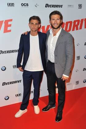 Scott Eastwood and Freddie Thorp attend Overdrive movie premiere at Gaumont Opera in Paris, France, on June 19, 2017. Photo by Favier E-PRESSPHOTO.COM Paris France  526906