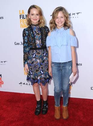 June 19, 2017 - Los Angeles, CA, United States - 19 June 2017 - Los Angeles, California - Talitha Bateman, Lulu Wilson. LA Film Festival Premiere of Annabelle: Creation held at Theater at Ace Hotel in Los Angeles. Photo Credit: AdMedia Los Angeles United States - ZUMAa123 20170619_zaa_a123_023 Copyright: xBirdiexThompsonx