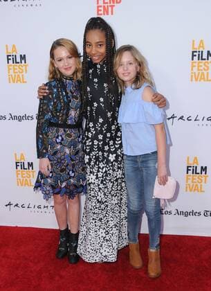 June 19, 2017 - Los Angeles, CA, United States - 19 June 2017 - Los Angeles, California - Talitha Bateman, Tayler Buck, Lulu Wilson. LA Film Festival Premiere of Annabelle: Creation held at Theater at Ace Hotel in Los Angeles. Photo Credit: AdMedia Los Angeles United States - ZUMAa123 20170619_zaa_a123_039 Copyright: xBirdiexThompsonx