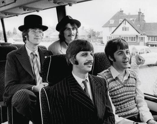 Beatles John Lennon, George Harrison, Paul McCartney and Ringo Starr, 1967.  Copyright: xRoyxCummingsx 1013_087