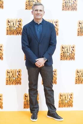 American actor Steve Carrell attends to the presentation of film Gru, Mi Villano Favorito 3 (Despicable Me 3 ) in Madrid, June 20, 2017. Spain.  (20170620025)
