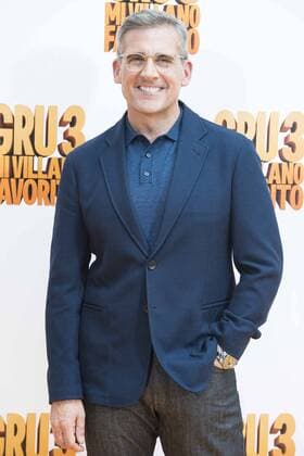 American actor Steve Carrell attends to the presentation of film Gru, Mi Villano Favorito 3 (Despicable Me 3 ) in Madrid, June 20, 2017. Spain.  (20170620027)
