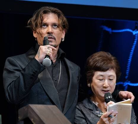 Actor Johnny Depp attends the Japan premiere for the film Pirates of the Caribbean: Dead Men Tell No Tales in Tokyo, Japan on June 20, 2017.  TKP2017062047 KEIZOxMORI