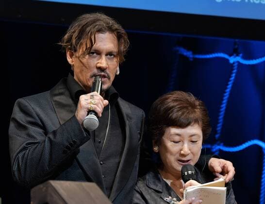 Actor Johnny Depp attends the Japan premiere for the film Pirates of the Caribbean: Dead Men Tell No Tales in Tokyo, Japan on June 20, 2017.  TKP2017062048 KEIZOxMORI