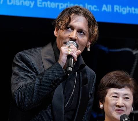 Actor Johnny Depp attends the Japan premiere for the film Pirates of the Caribbean: Dead Men Tell No Tales in Tokyo, Japan on June 20, 2017.  TKP2017062052 KEIZOxMORI