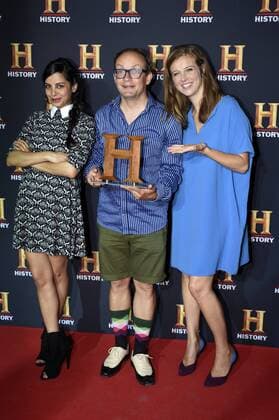 Bilder des Tages Collien Ulmen-Fernandes, Wigald Boning und Nina Eichinger beim Photocall anlässlich der Verleihung des History-Award 2017 zum Thema Gleichberechtigung - Wie gleich ist gleich? im Deutschen Museum. München, 20.06.2017 Foto:xP.xSchönbergerx xFuturexImage
