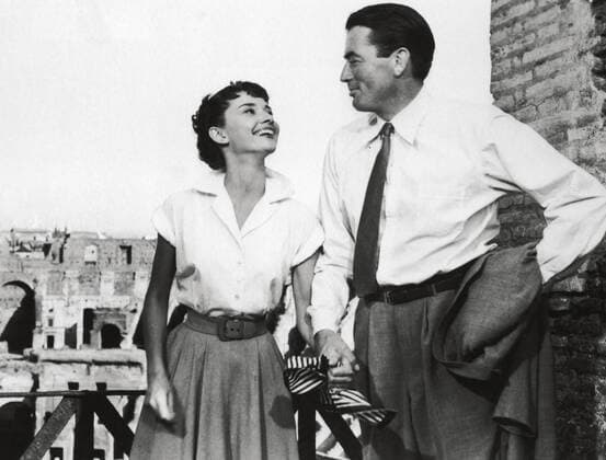 Audrey Hepburn and Gregory Peck, Roman Holiday 1953 Paramount  Copyright: xHAx 30732_467