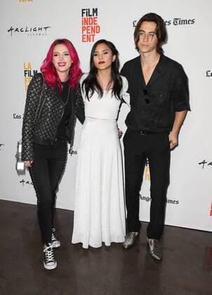 June 20, 2017 - Santa Monica, USA - 19 June 2017 - Santa Monica, California - Bella Thorne, Anna Akana, Nash Grier. You Get Me Premiere during the 2017 Los Angeles Film Festival. Photo Credit: AdMedia Santa Monica USA - ZUMAa123 20170620_zaa_a123_060 Copyright: xF.xSadoux