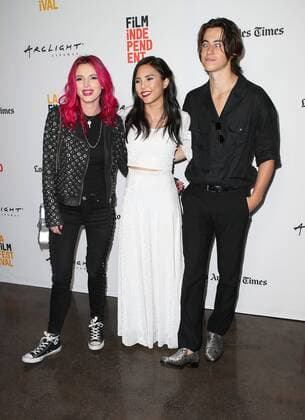 June 20, 2017 - Santa Monica, USA - 19 June 2017 - Santa Monica, California - Bella Thorne, Anna Akana, Nash Grier. You Get Me Premiere during the 2017 Los Angeles Film Festival. Photo Credit: AdMedia Santa Monica USA - ZUMAa123 20170620_zaa_a123_062 Copyright: xF.xSadoux