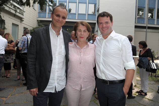 Knut Elstermann, Medienboard-Geschaeftsführerin Kirsten Niehuus, Bjoern Boehning zum 19. Mal wurde der Kinoprogrammpreis Berlin-Brandenburg verliehen. Mit insgesamt 432.500 Euro wurden im City Kino Wedding das vielfaeltige Engagement und die innovative Programmgestaltung in 48 Filmtheatern - 32 in Berlin und 16 in Brandenburg - geehrt in Berlin am 20.06.2017