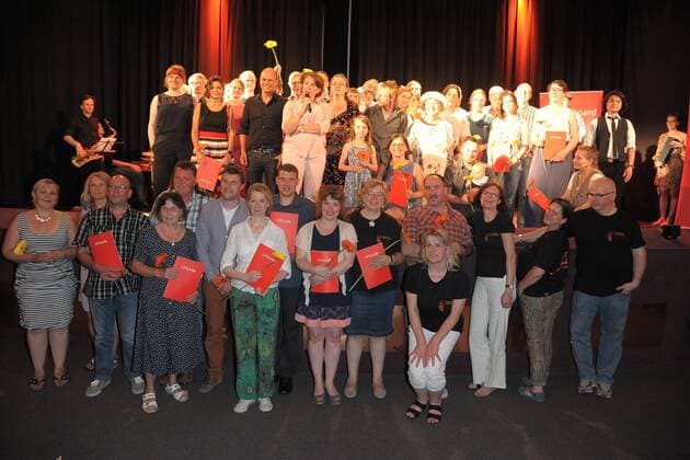 Bilder des Tages Kinofilmpreis Gewinner Berlin (oben), Brandenburg (unten) zum 19. Mal wurde der Kinoprogrammpreis Berlin-Brandenburg verliehen. Mit insgesamt 432.500 Euro wurden im City Kino Wedding das vielfaeltige Engagement und die innovative Programmgestaltung in 48 Filmtheatern - 32 in Berlin und 16 in Brandenburg - geehrt in Berlin am 20.06.2017