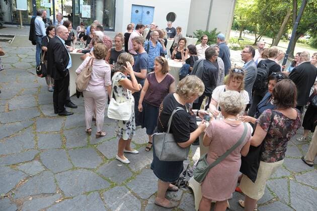 Geladene Kinoinhaber und diesjaehrige Preistraeger zum 19. Mal wurde der Kinoprogrammpreis Berlin-Brandenburg verliehen. Mit insgesamt 432.500 Euro wurden im City Kino Wedding das vielfaeltige Engagement und die innovative Programmgestaltung in 48 Filmtheatern - 32 in Berlin und 16 in Brandenburg - geehrt in Berlin am 20.06.2017