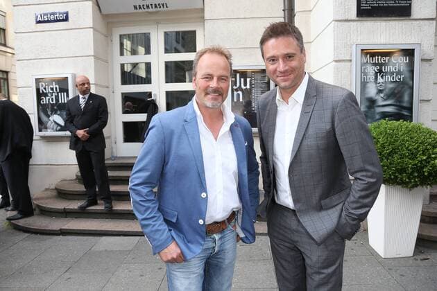 Hamburg Till Demtröder und Jörg Boecker 20 Jahre Studio Hamburg Nachwuchspreis im Thalia Theater Hamburg am 20.6.2017