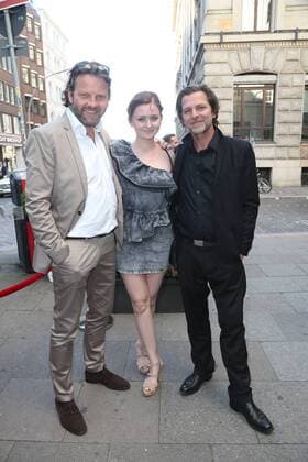 Hamburg Rote Rosen Darsteller Christian Rudolf, Malin Steffen, Jörg Pintsch 20 Jahre Studio Hamburg Nachwuchspreis im Thalia Theater Hamburg am 20.6.2017