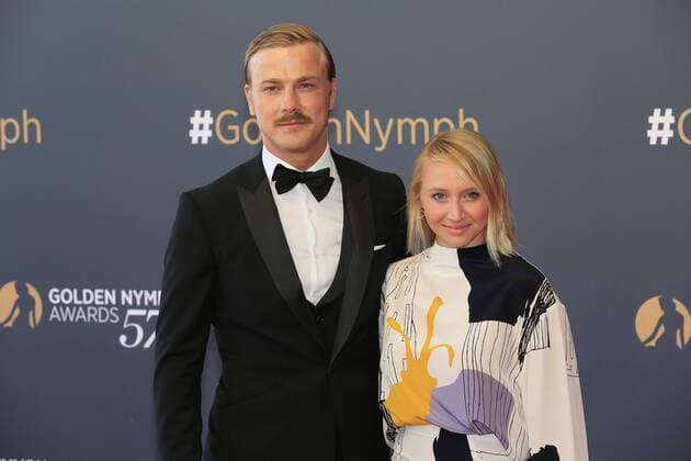 57. Festival de Television Monte Carlo - Anna Maria Mühe ausgezeichnet Albrecht Abraham Schuch und Anna Maria Mühe, Filmpartner in Mitten in Deutschland NSU, Red Carpet Preisverleihung Nymphes dÂ Or, 57. Festival de Television de Monte-Carlo, TV Festival Monte-Carlo, Fürstentum Monaco