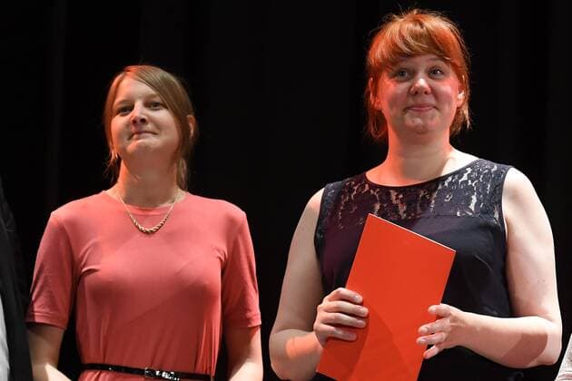 Anne Lakeberg Gewinnerin von 10.000 Euro ( Kinochefin City Kino Wedding), Wiebke Thomsen zum 19. Mal wurde der Kinoprogrammpreis Berlin-Brandenburg verliehen. Mit insgesamt 432.500 Euro wurden im City Kino Wedding das vielfaeltige Engagement und die innovative Programmgestaltung in 48 Filmtheatern - 32 in Berlin und 16 in Brandenburg - geehrt in Berlin am 20.06.2017