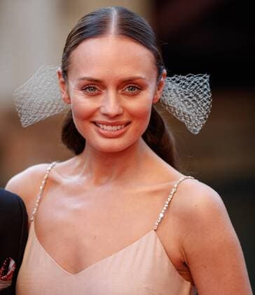 Actress Laura Haddock arrives on the red carpet at the Transformers The Last Knight movie Premiere on June 20, 2017 in Chicago.  CHI2017062026 JOHNxGRESS