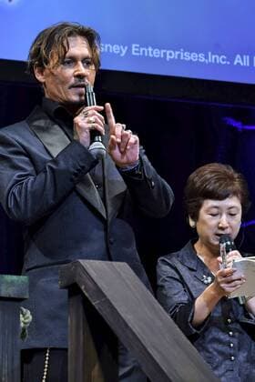 Johnny Depp bei der Premiere des Kinofilms Pirates of the Caribbean: Dead Men Tell No Tales Pirates of the Caribbean: Salazars Rache im Stellar Ball Shinagawa. Tokio, 20.06.2017 Foto:xK.xNarax xFuturexImage