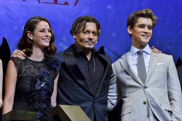 Kaya Scodelario, Johnny Depp und Brenton Thwaites bei der Premiere des Kinofilms Pirates of the Caribbean: Dead Men Tell No Tales Pirates of the Caribbean: Salazars Rache im Stellar Ball Shinagawa. Tokio, 20.06.2017 Foto:xK.xNarax xFuturexImage