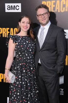 June 20, 2017 - Los Angeles, CA, United States - 20 June 2017 - Los Angeles, California - Lauren Miller, Seth Rogen. AMC s Preacher Season 2 premiere held at Theater at Ace Hotel in Los Angeles. Photo Credit: AdMedia Los Angeles United States - ZUMAa123 20170620_zaa_a123_206 Copyright: xBirdiexThompsonx