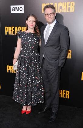 June 20, 2017 - Los Angeles, CA, United States - 20 June 2017 - Los Angeles, California - Lauren Miller, Seth Rogen. AMC s Preacher Season 2 premiere held at Theater at Ace Hotel in Los Angeles. Photo Credit: AdMedia Los Angeles United States - ZUMAa123 20170620_zaa_a123_207 Copyright: xBirdiexThompsonx