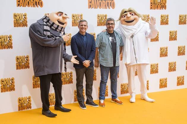 Steve Carell und Florentino Fernandez beim Photocall zum Kinofilm Gru 3. Mi villano favorito Despicable Me 3 Ich - Einfach unverbesserlich 3 im Hotel Santo Mauro. Madrid, 20.06.2017 Steve Carell, Florentino Fernandez  Foto:xDyDxFotografosx xFuturexImage