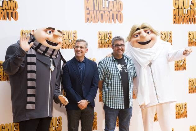 Steve Carell und Florentino Fernandez beim Photocall zum Kinofilm Gru 3. Mi villano favorito Despicable Me 3 Ich - Einfach unverbesserlich 3 im Hotel Santo Mauro. Madrid, 20.06.2017 Steve Carell, Florentino Fernandez  Foto:xDyDxFotografosx xFuturexImage