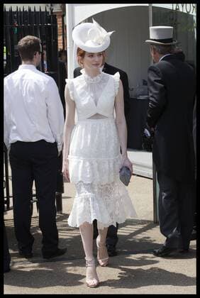 . 21 06 2017. Ascot , United Kingdom. Eleanor Tomlinson arriving on day two of Royal Ascot in Berkshire, United Kingdom.  xStephenxLockx xi-Imagesx IIM-15424-0007