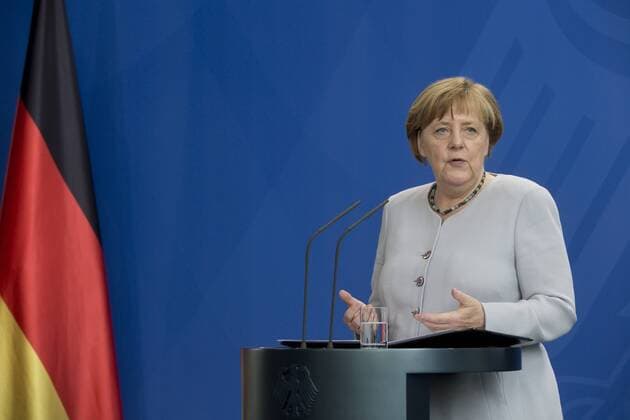 Deutschland, Berlin, Bundeskanzleramt, Empfang der 69 Preisträgerinnen und Preisträger des 52. Bundeswettbewerbs Jugend forscht durch Bundeskanzlerin Angela Merkel CDU und Forschungsministerin Johanna Wanka CDU, 21.06.2017