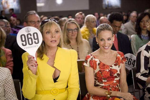 Film Still from Sex and the City: The Movie Kim Cattrall, Sarah Jessica Parker © 2008 New Line Cinema Photo Credit: Craig Blankenhorn  30755380