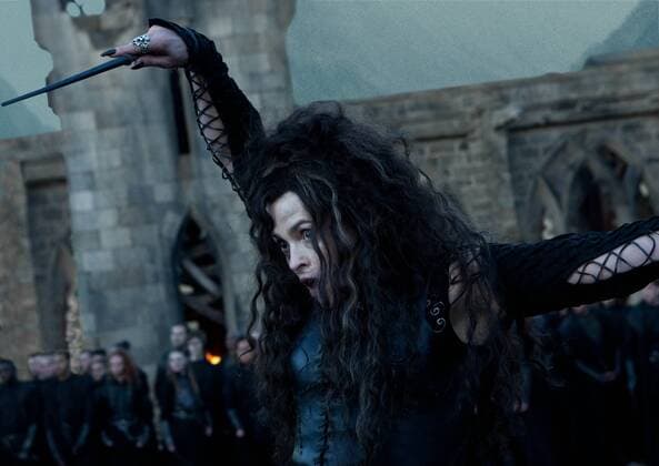 HELENA BONHAM CARTER as Bellatrix Lestrange in Warner Bros. Pictures? fantasy adventure HARRY POTTER AND THE DEATHLY HALLOWS ? PART 2, a Warner Bros. Pictures release.  31003_045