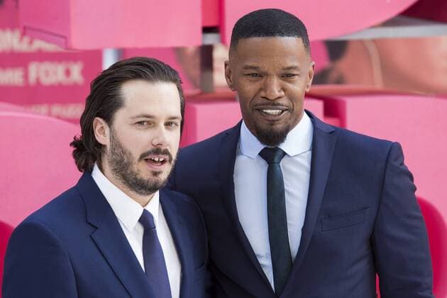 London, UK. 21 June 2017. Director Edgar Wright and actor Jamie Foxx arrive for the European Premiere of Baby Driver. Baby Driver, European Premiere, London, UK 