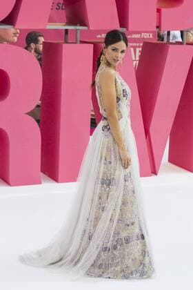 London, UK. 21 June 2017. Actress Eiza Gonzalez arrives for the European Premiere of Baby Driver directed by Edgar Wright. Baby Driver, European Premiere, London, UK 