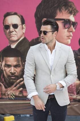 London, UK. 21 June 2017. Presenter Mark Wright arrives for the European Premiere of Baby Driver directed by Edgar Wright. Baby Driver, European Premiere, London, UK 