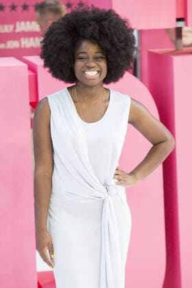 London, UK. 21 June 2017. Clara Amfo arrives for the European Premiere of Baby Driver directed by Edgar Wright. Baby Driver, European Premiere, London, UK 