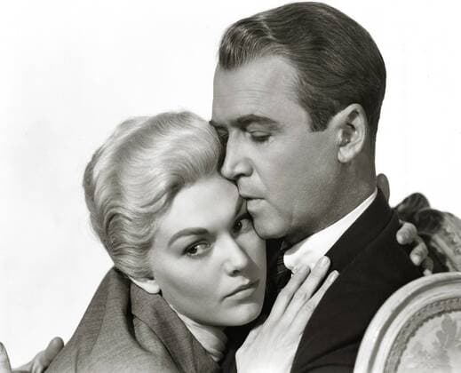 Kim Novak and James Stewart, Vertigo 1958 Paramount  Copyright: xHAx 31316_166