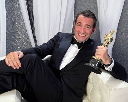 Oscar-winning actor Jean Dujardin, winner for Performance by an Actor in a Leading Role for his role in The Artist , poses backstage. The 84th Annual Academy Awards Awards is broadcast live on the ABC Television Network from the Hollywood and Highland Center, in Hollywood, CA, Sunday, February 26, 2012. Hollywood CA United States of America  Copyright: xToddxWawrychukx 31406_417