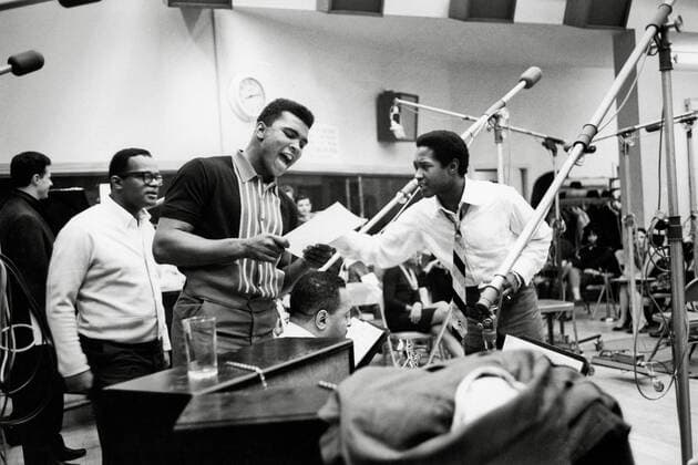 Sam Cooke and Muhammed_Ali circa 1964 Hollywood CA USA  Copyright: xThexLegacyxCollectionx 31537_187
